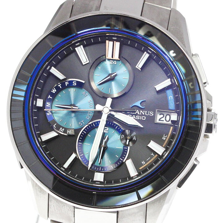 楽天市場】カシオ CASIO OCW-S4000D-1AJF オシアナス マンタ 江戸切子 