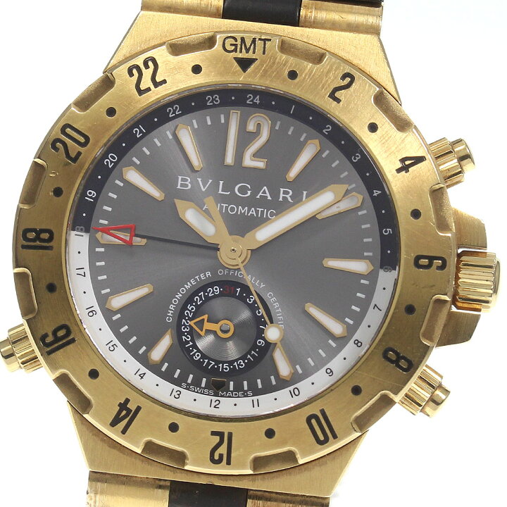 楽天市場】ブルガリ BVLGARI GMT40G ディアゴノプロフェッショナルGMT 