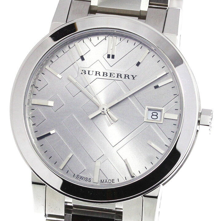 楽天市場】バーバリー BURBERRY BU9035 デイト クォーツ メンズ 美品  