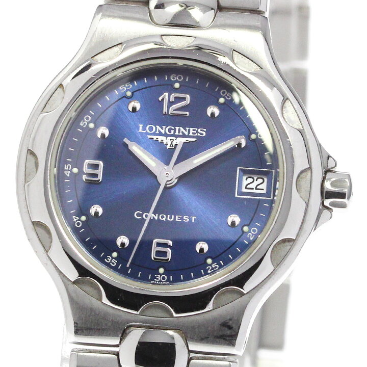 楽天市場】ロンジン LONGINES L1.131.4 コンクエスト デイト クォーツ  