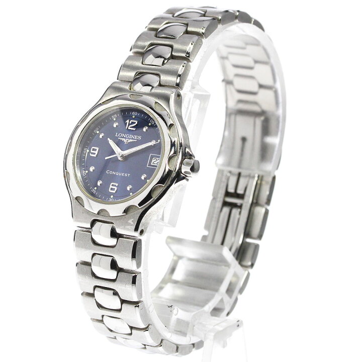 楽天市場】ロンジン LONGINES L1.131.4 コンクエスト デイト クォーツ  