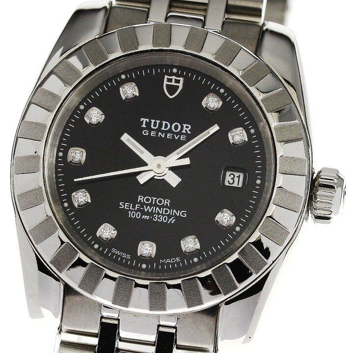 楽天市場】チュードル TUDOR 22010 クラシックデイト 10Pダイヤ 自動 