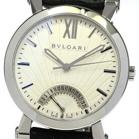 ブルガリ BVLGARI SB42SDR ソティリオ ブルガリ レトログラード 自動巻き メンズ 美品 保証書付き_749106【ev15】【中古】