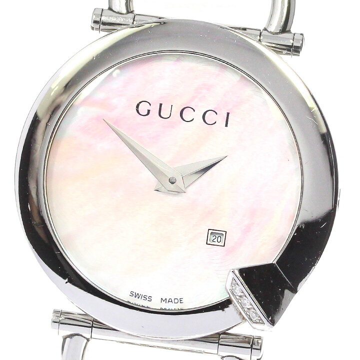 楽天市場】グッチ GUCCI 122.5/YA122506 キオド ダイヤ デイト 