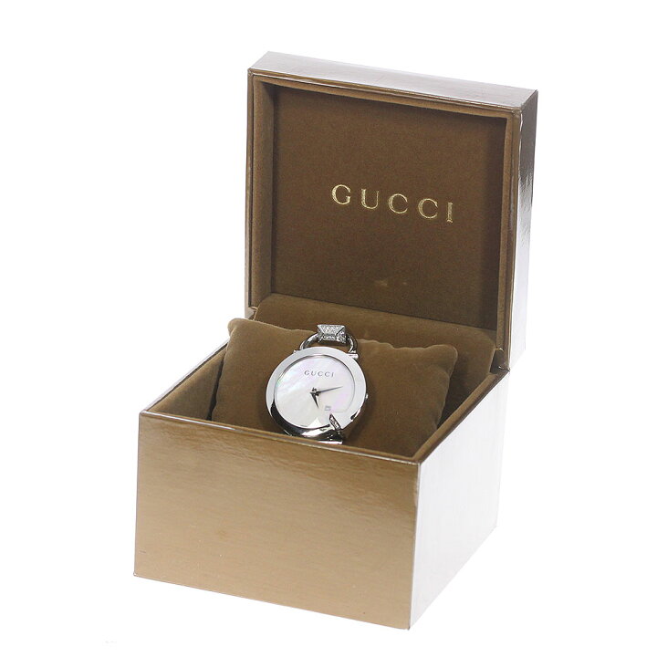 楽天市場】グッチ GUCCI 122.5/YA122506 キオド ダイヤ デイト 