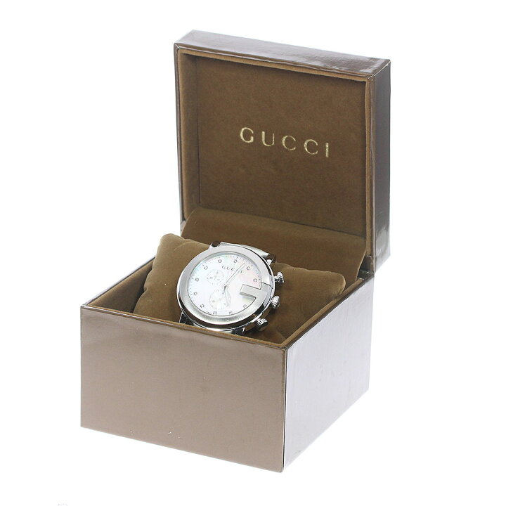 楽天市場】グッチ GUCCI 101M/YA101342 Gラウンド クロノグラフ 11P 