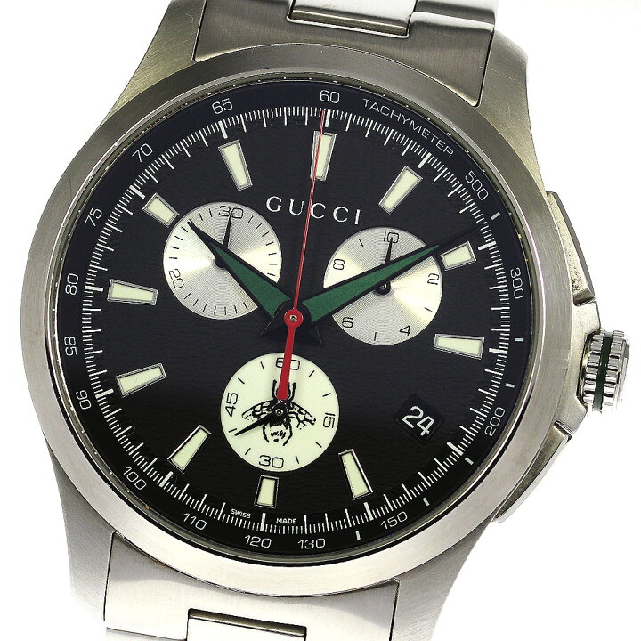 楽天市場】グッチ GUCCI 126.4/YA126267 Gタイムレス クロノグラフ  