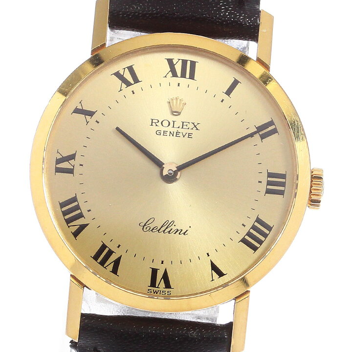 楽天市場】ロレックス ROLEX 4109 チェリーニ K18YG cal.1600 手巻き 