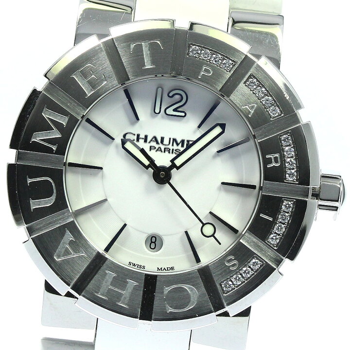 楽天市場】ショーメ Chaumet 622C クラスワン デイト ベゼルダイヤ  