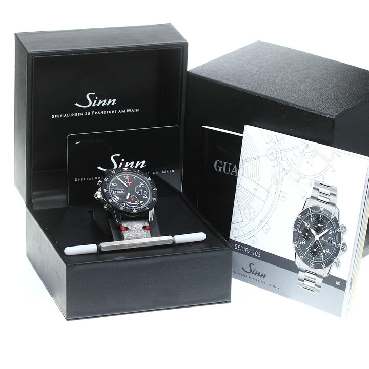 楽天市場】ジン Sinn 103 クロノグラフ デイデイト 自動巻き メンズ  