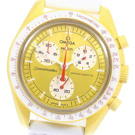 スウォッチ Swatch SO33J100 OMEGA×Swatch MISSION TO THE SUN クォーツ メンズ 美品 箱・保証書付き_752472【中古】