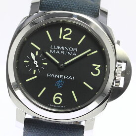 パネライ PANERAI PAM00777 ルミノールマリーナ ロゴ 3デイズ アッチャイオ スモールセコンド 手巻き メンズ _749750【中古】