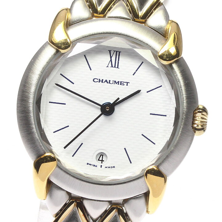 楽天市場】ショーメ Chaumet OR-ACIER グリフィス デイト クォーツ 