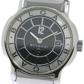 ブルガリ BVLGARI ST29S ソロテンポ デイト クォーツ レディース _753344【ev10】【中古】