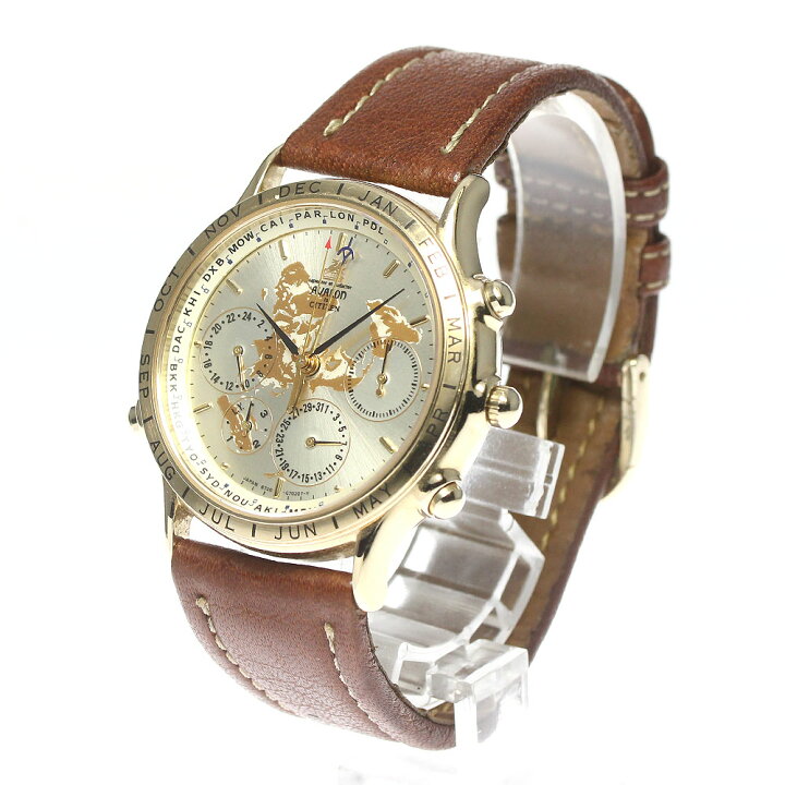 楽天市場】ジャンク シチズン CITIZEN 6720-G70145 アバロン ワールド 