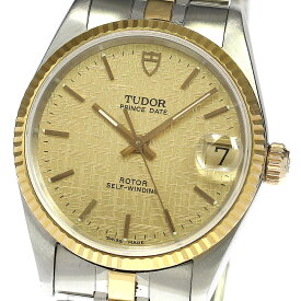 チュードル TUDOR 72033 プリンスデイト cal.2824-2 YGベゼル 自動巻き ボーイズ _753524【中古】