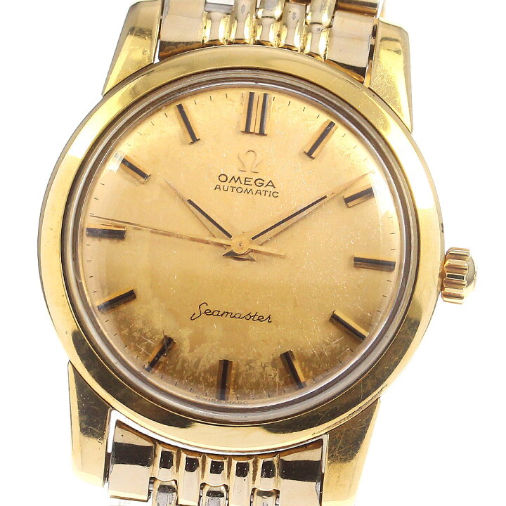 楽天市場】ジャンク オメガ OMEGA 165.009 シーマスター K18YG ライス 