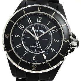 訳あり シャネル CHANEL H3131 J12 マットブラック 自動巻き メンズ _739824【ev15】【中古】