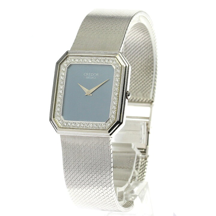 楽天市場】セイコー SEIKO 9300-5090 クレドール K18WG スクエア 