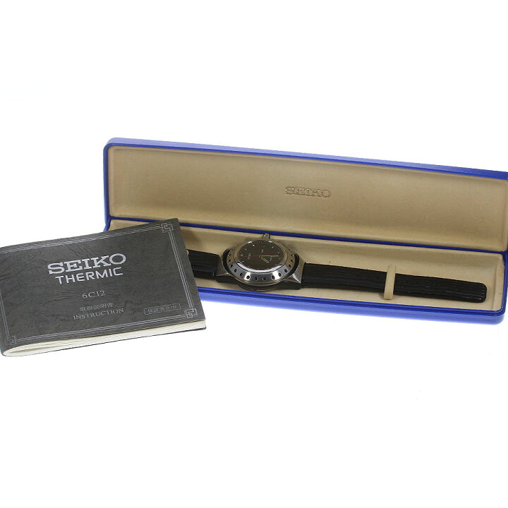 楽天市場】ジャンク セイコー SEIKO 6C12-0010 サーミック 体温発電 