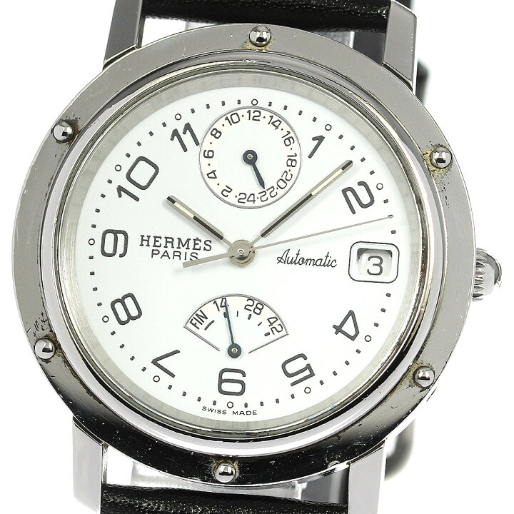 楽天市場】エルメス HERMES CL5.710 クリッパー パワーリザーブ 自動
