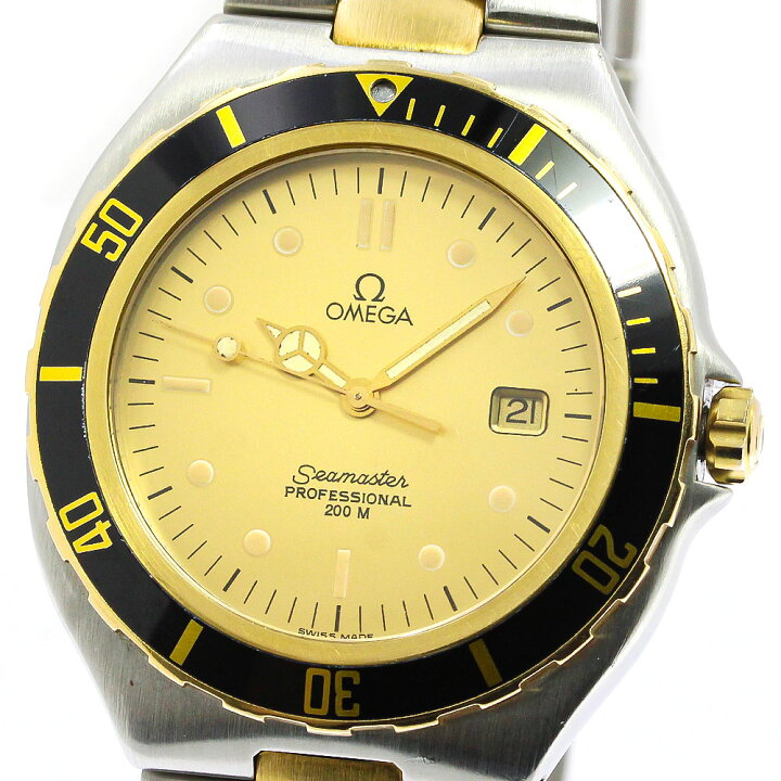 楽天市場】ベルト訳あり オメガ OMEGA シーマスター200 YGコンビ  