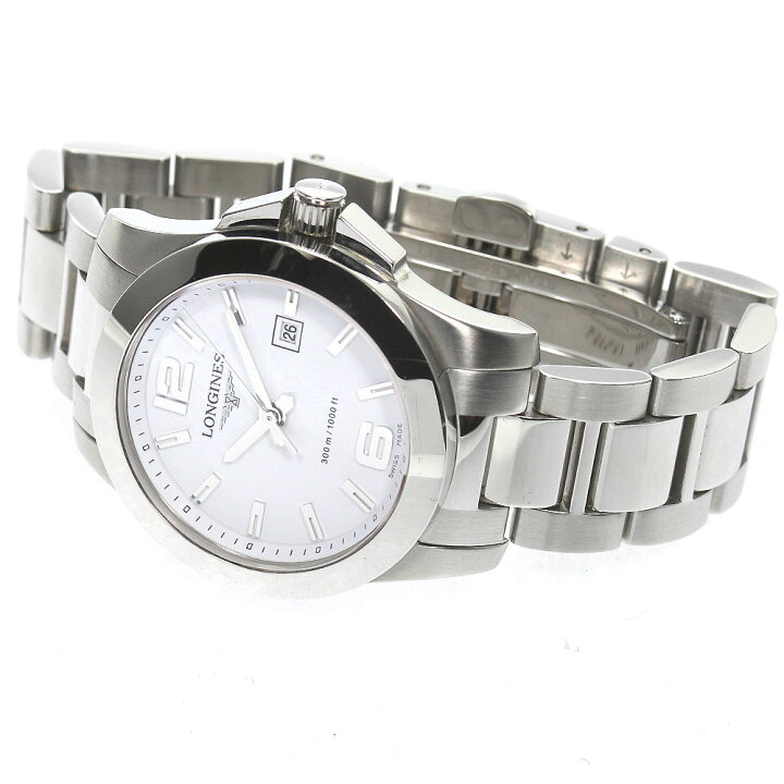 楽天市場】ロンジン LONGINES L3.277.4 コンクエスト デイト クォーツ  