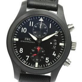 IWC IWC SCHAFFHAUSEN IW388001 パイロットウォッチ トップガン クロノグラフ 自動巻き メンズ 保証書付き_756074【中古】