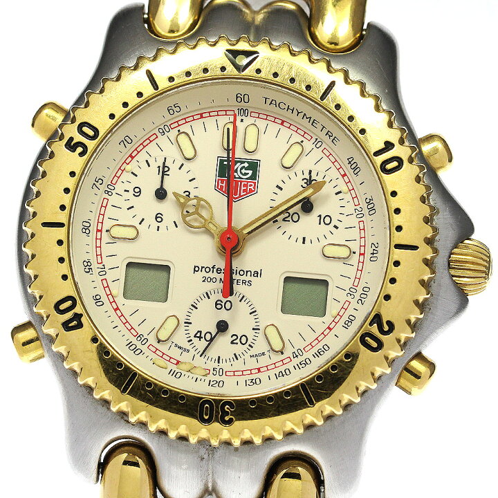 楽天市場】ジャンク タグホイヤー TAG HEUER CG1123-0 セル クロノ 