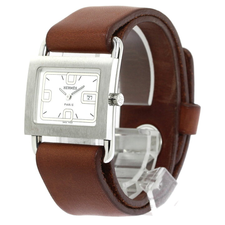 楽天市場】エルメス HERMES BA1.510 バレニア デイト クォーツ メンズ  