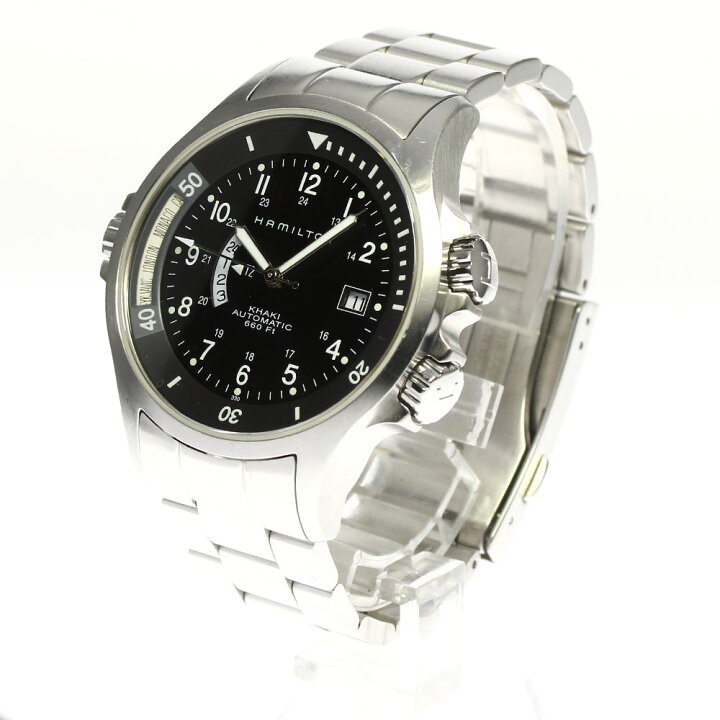 楽天市場】ジャンク ハミルトン HAMILTON H776151 カーキ GMT 自動巻き  