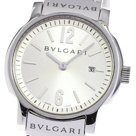 ブルガリ BVLGARI ST29S ソロテンポ デイト クォーツ レディース _754070【ev10】【中古】