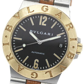 訳あり ブルガリ BVLGARI LCV35SG ディアゴノ スポーツ デイト YGベゼル 自動巻き メンズ _758815【中古】