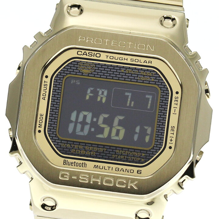 楽天市場】カシオ CASIO GMW-B5000GD-9JF G-SHOCK フルメタル ソーラー 