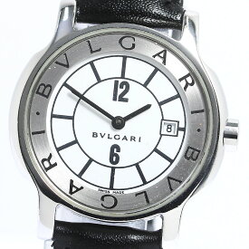 ブルガリ BVLGARI ST29S ソロテンポ デイト クォーツ レディース _756769【ev10】【中古】