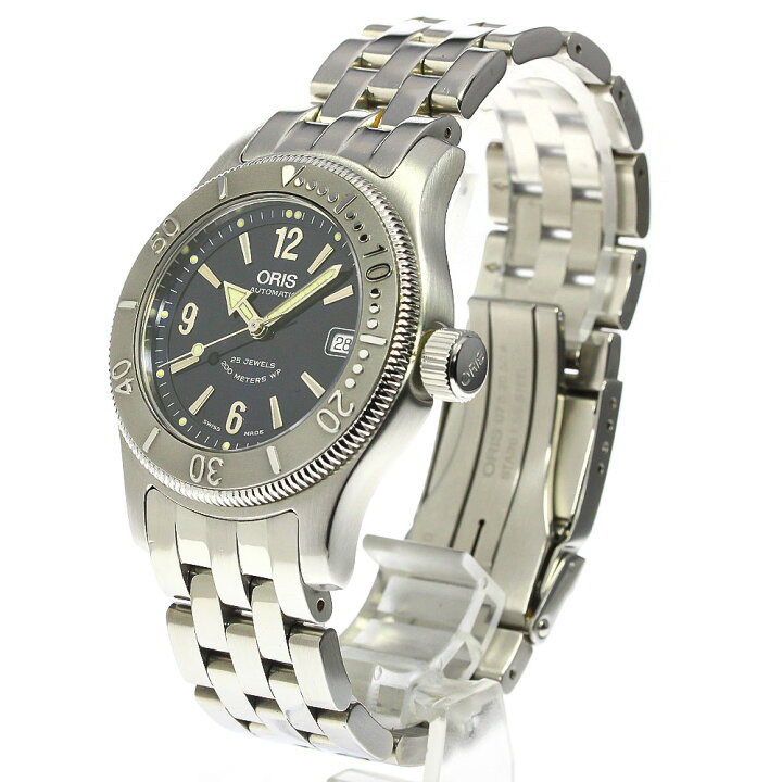 楽天市場】訳あり オリス ORIS 7502 ビッグクラウン デイト 自動巻き 