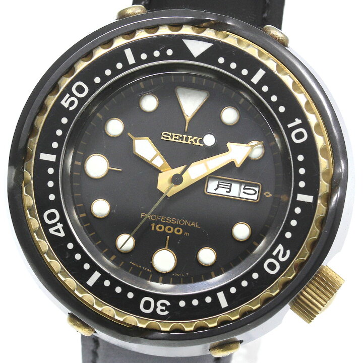 楽天市場】セイコー SEIKO 7C46-7009 プロフェッショナル ツナ缶 