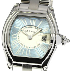 カルティエ CARTIER W62053V3 ロードスターSM デイト 2500本限定 クォーツ レディース 良品 _759296【中古】