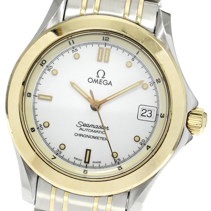 楽天市場】オメガ OMEGA 2301.20 シーマスター120m デイト YGコンビ 