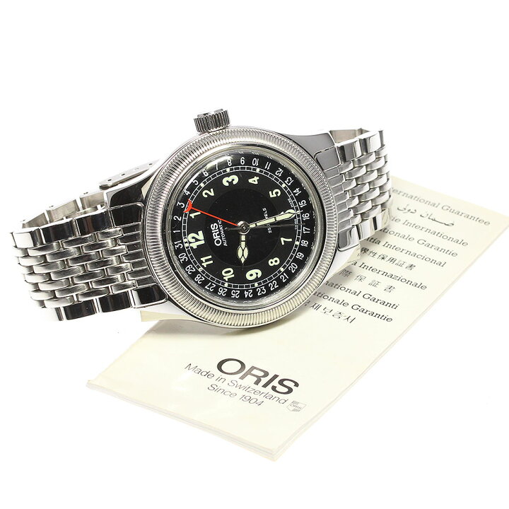 楽天市場】オリス ORIS 7503 ポインターデイト ビッククラウン 自動 