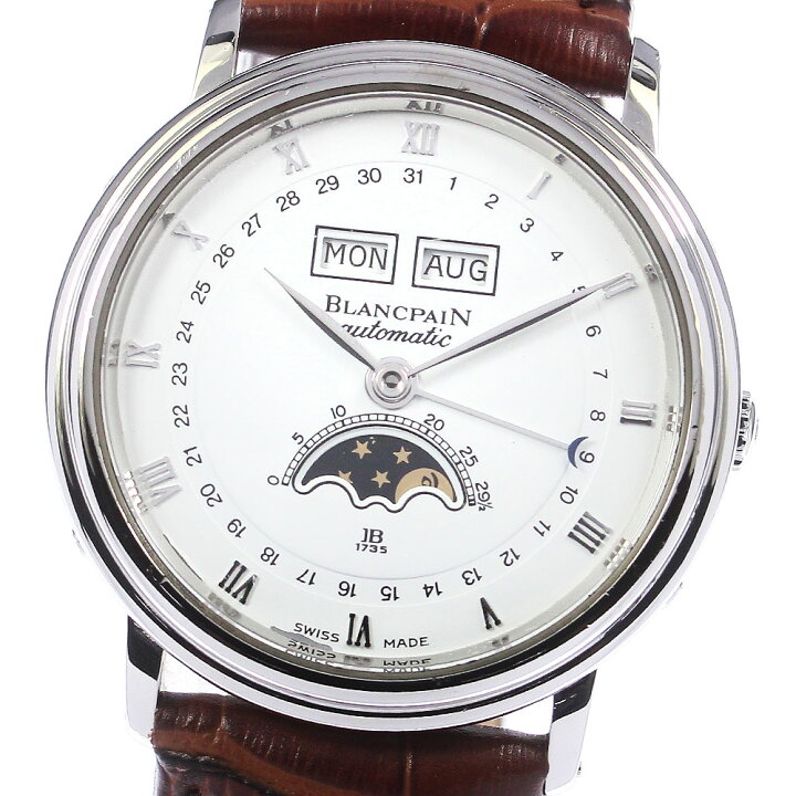 楽天市場】ブランパン Blancpain ヴィルレ トリプルカレンダー ムーン 