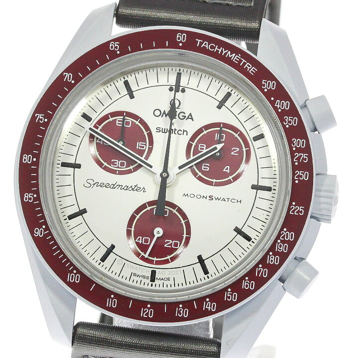 楽天市場】スウォッチ Swatch SO33M101 OMEGA×Swatch MISSION TO PLUTO 