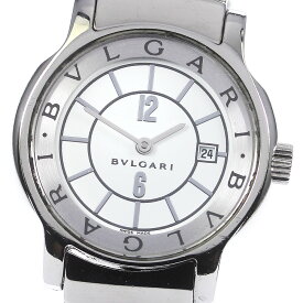 ブルガリ BVLGARI ST29S ソロテンポ デイト クォーツ レディース _754110【ev10】【中古】