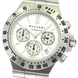 訳あり ブルガリ BVLGARI CH40STA ディアゴノ タキメトリック クロノグラフ 自動巻き メンズ _755810【中古】