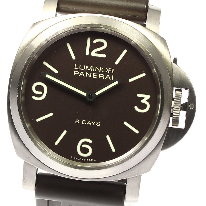 楽天市場】パネライ PANERAI PAM00562 ルミノール ベース 8デイズ 手  