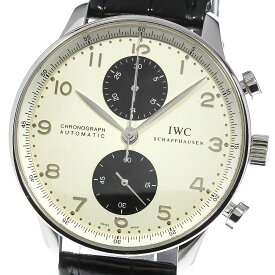 IWC IWC SCHAFFHAUSEN IW371411 ポルトギーゼ クロノグラフ 自動巻き メンズ 保証書付き_760785【中古】