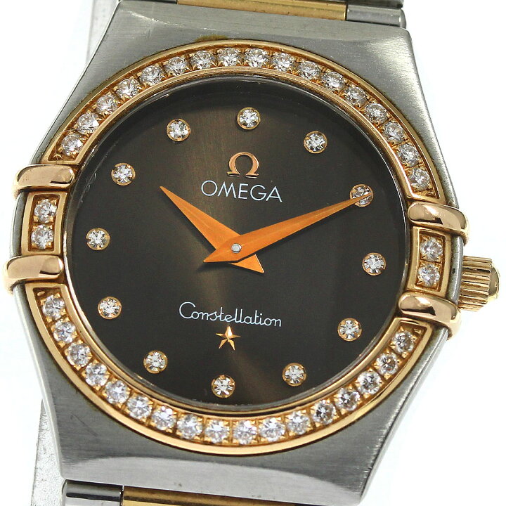 楽天市場】オメガ OMEGA コンステレーション YGコンビ ダイヤベゼル  