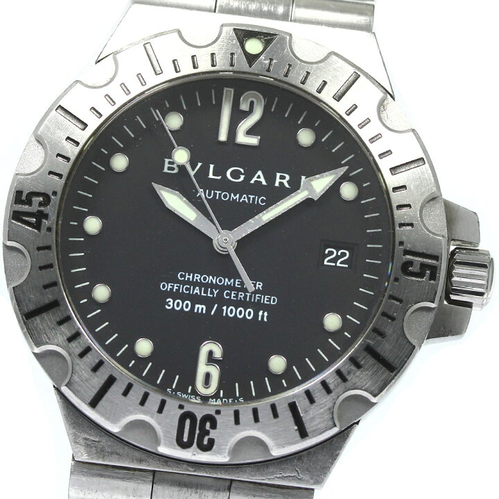 楽天市場】訳あり ブルガリ BVLGARI SD40S ディアゴノ スクーバ デイト 