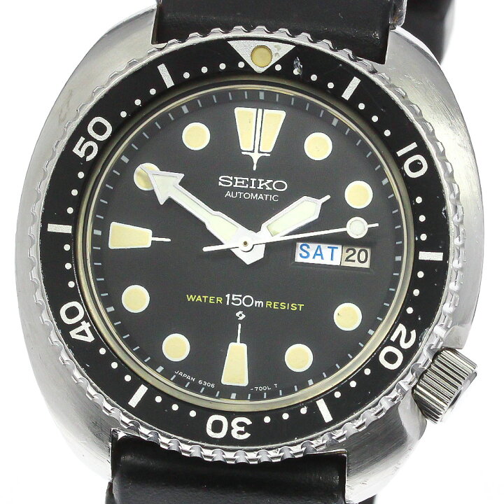 楽天市場】訳あり セイコー SEIKO 6306-7000 サード ダイバー 150m 