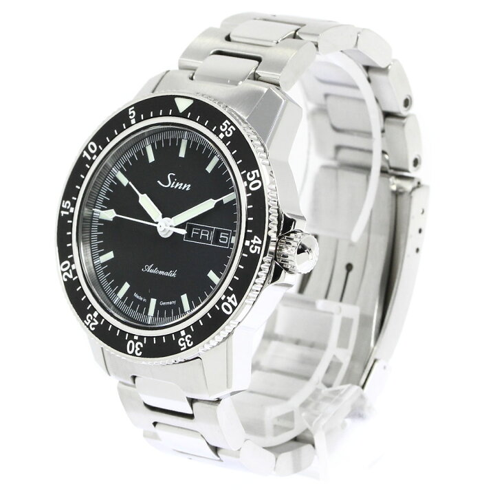 楽天市場】ジン Sinn 104.ST.SA.I.B デイデイト 自動巻き メンズ 美品 